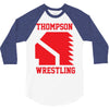 Thompson High School Wrestling (Vision Quest) 3/4 Sleeve Shirt