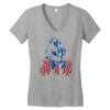 shining jack Women's V-Neck T-Shirt