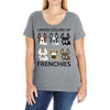 united color of frenchies Ladies Curvy T-Shirt