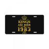 kings are born in 1983 License Plate