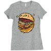 monster burger (2) Ladies Fitted T-Shirt