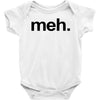 meh geek nerd t shirt funny humor retro Baby Onesie