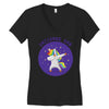 Unicorns Dab Women's V-Neck T-Shirt