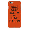 keep calm and eat bacon t shirt funny parody meat tee food pig hog bre iPhone 6/6s Plus Case