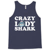crazy lady shark Tank Top