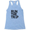 run the trap mens trap music t shirt dope swag hipster flosstradamus t Racerback Tank