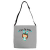 class o f 2018 cool girl Adjustable Strap Totes