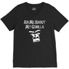 men's ask me about my gorilla V-Neck Tee