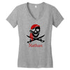 personalized pirate Women's V-Neck T-Shirt
