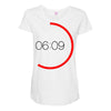 time check Maternity Scoop Neck T-shirt