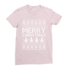 ugly merry christmas Ladies Fitted T-Shirt
