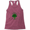 one cheer for broccoli Racerback Tank