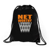net worthy basketball Drawstring Bags