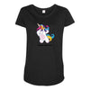 Unicorn Maternity Scoop Neck T-shirt