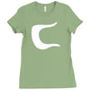 s coon symbol Ladies Fitted T-Shirt