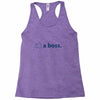 like a boss Racerback Tank