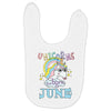 unicorns are born in june cute unicorn Baby Bibs