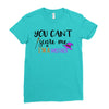 you can't scare me i'm a mother Ladies Fitted T-Shirt