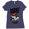 money takers Ladies Fitted T-Shirt