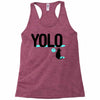 yolo cat Racerback Tank