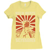 rock beat scissors Ladies Fitted T-Shirt