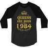 queens are born in 1984 3/4 Sleeve Shirt