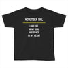 November Girl Toddler T-shirt