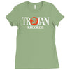 trojan records label Ladies Fitted T-Shirt