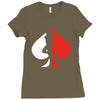 sexy poker Ladies Fitted T-Shirt