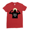 khabib nurmagomedov silouhette Ladies Fitted T-Shirt