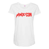 mondocon's first and second year in existence Maternity Scoop Neck T-shirt
