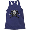 viking skull Racerback Tank