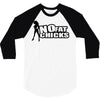 no fat chicks 3/4 Sleeve Shirt
