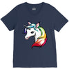 rainbow unicorn V-Neck Tee