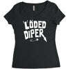 loded diper Women's Triblend Scoop T-shirt