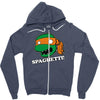 spaghetti! Zipper Hoodie