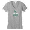 Daddy Saurus Women's V-Neck T-Shirt