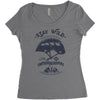 stay wild Women's Triblend Scoop T-shirt