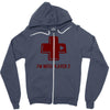 i'm with player 2 video game gamer computer geek nerd funny tee shirt Zipper Hoodie