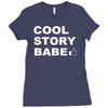 cool story bro Ladies Fitted T-Shirt
