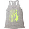 lyme disease awareness Racerback Tank