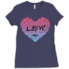 love (4) Ladies Fitted T-Shirt