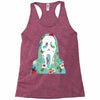scream floral Racerback Tank