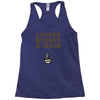 coffee books &amp; rain Racerback Tank