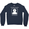 you won't find me on facebook geeky Crewneck Sweatshirt