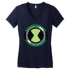 omnitrix symbole ben10 Women's V-Neck T-Shirt