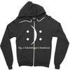 schrodinger's emoticon Zipper Hoodie