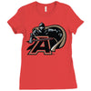 army secondary Ladies Fitted T-Shirt