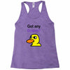 got any grapes Racerback Tank