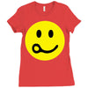 skydiving face Ladies Fitted T-Shirt